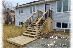 front Deck with steps and landing