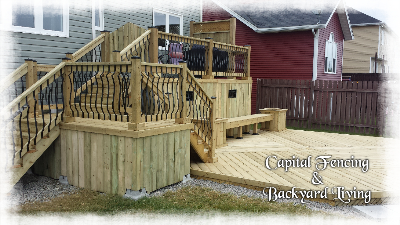 10x18 Upper Deck. Lower Patio 10x20
