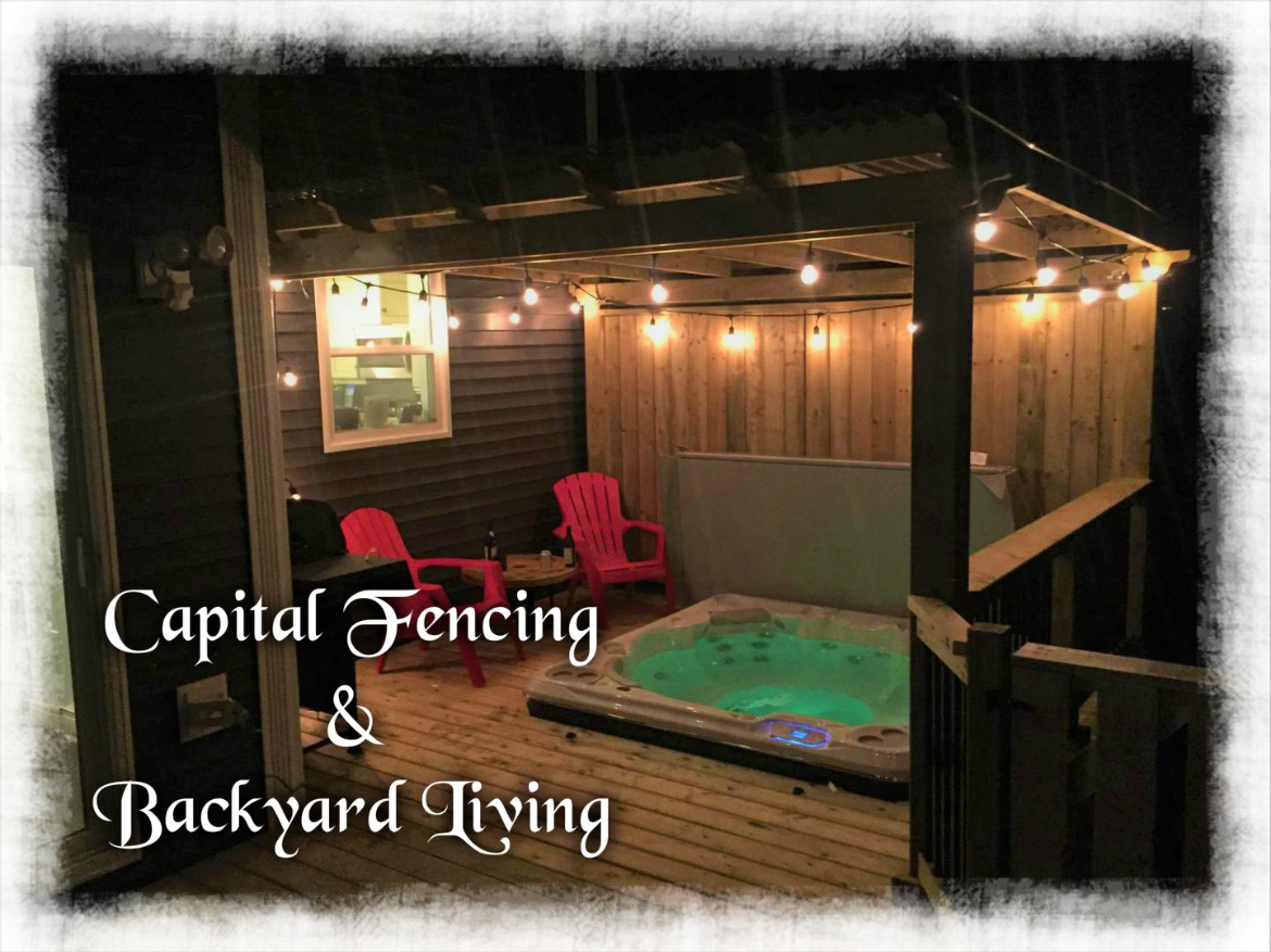 Hot tub deck