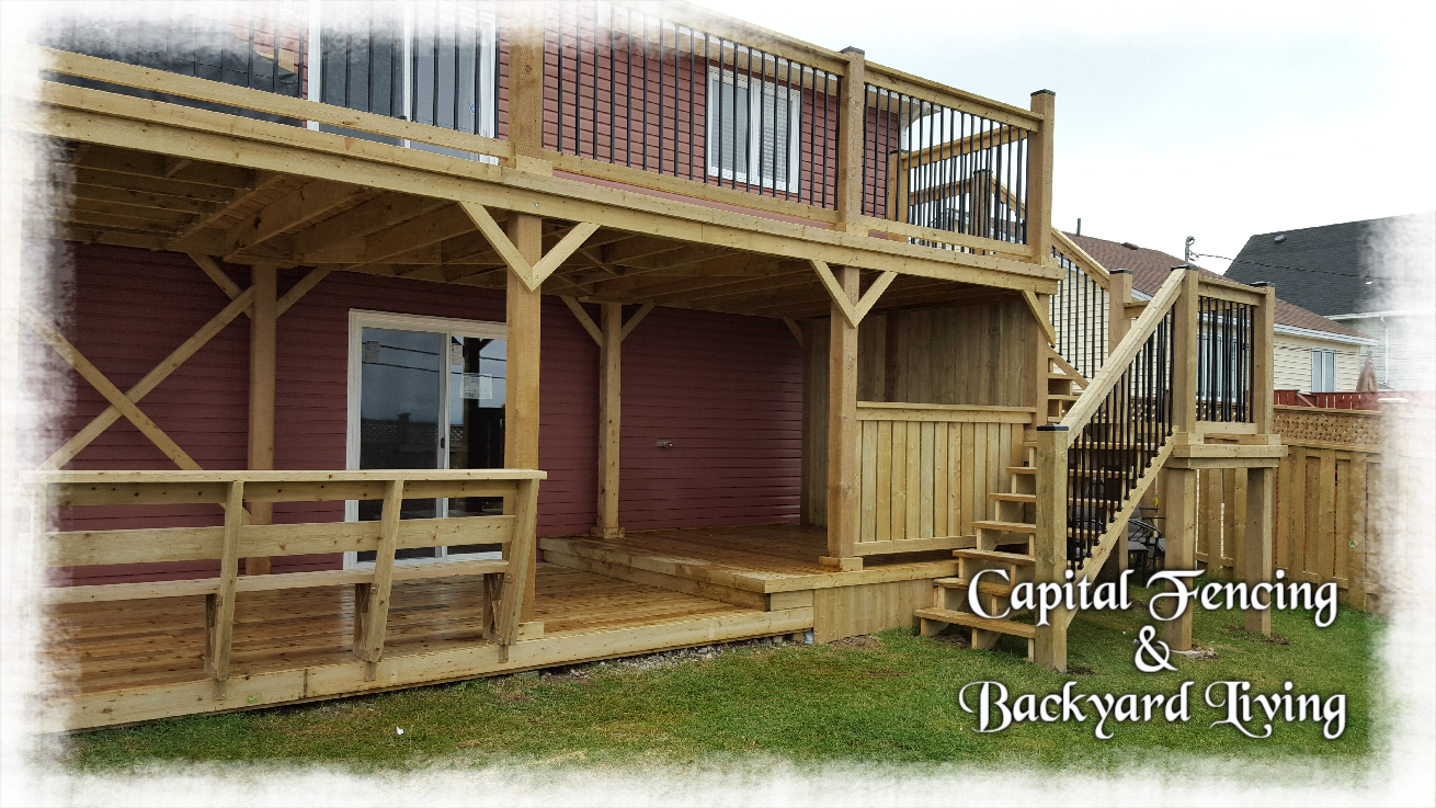 Top & Bottom Deck's with privacy spot for the hot tub