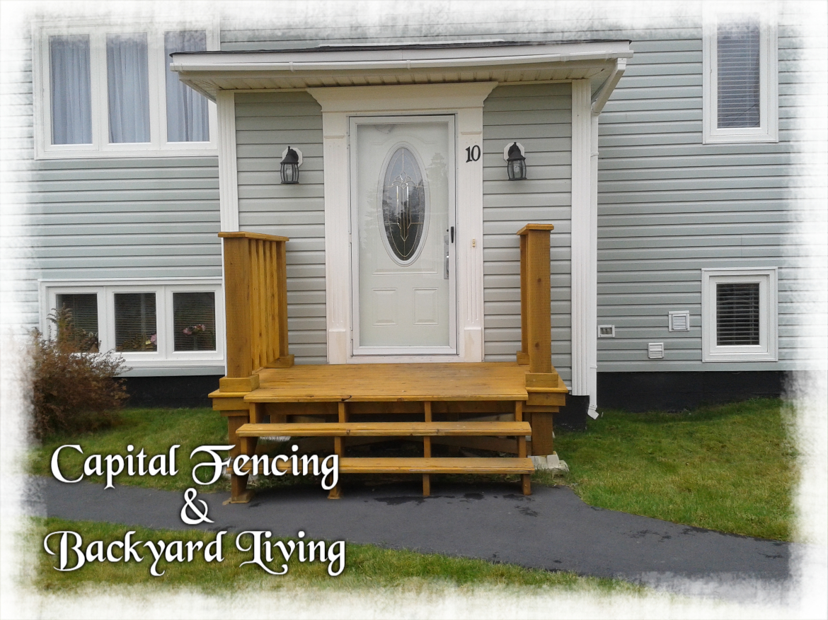 Front landing & steps