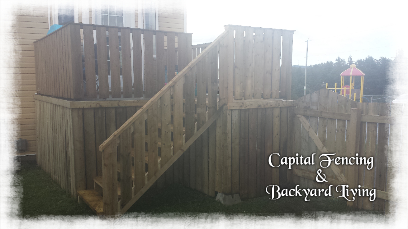 Stairs and Enclosed Deck