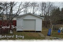 16x20 Shed