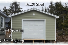 16x20 Shed