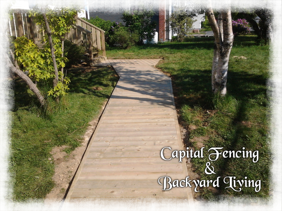Walkway to driveway