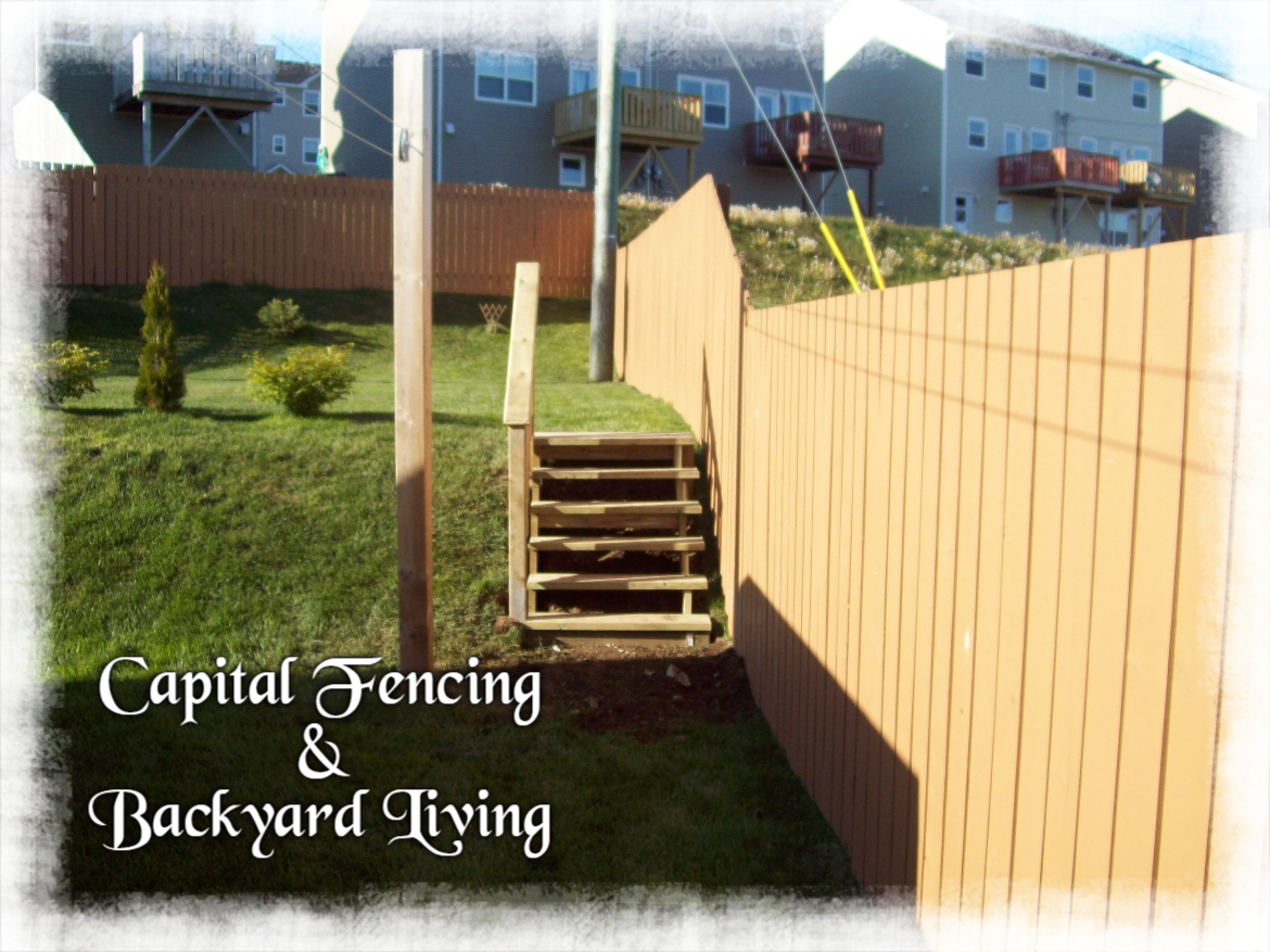 Steps to backyard